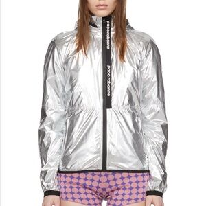 Paco Rabanne Metallic Silver Sport Jacket